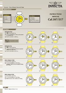 Handleiding Invicta Pro Diver 33428 Horloge