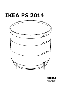Руководство IKEA PS 2014 Прикроватный столик