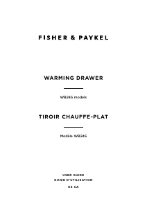 Bruksanvisning Fisher and Paykel WB24SDEX1 Värmelådan