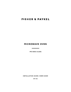 Bruksanvisning Fisher and Paykel MO-24SS-3Y Ugn