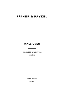 Bruksanvisning Fisher and Paykel WOSV230_N Ugn