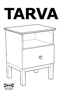 Návod IKEA TARVA Nočný stolík