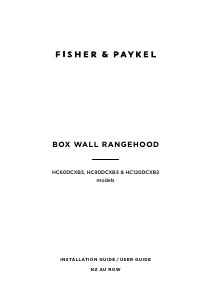 Bruksanvisning Fisher and Paykel HC90DCXB3 Köksfläkt
