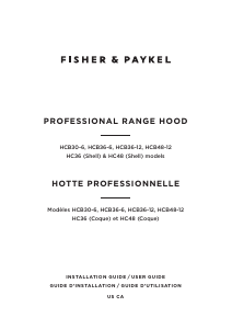 Mode d’emploi Fisher and Paykel HCB30-6 N Hotte aspirante