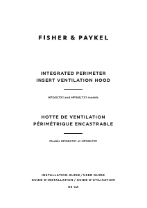Bruksanvisning Fisher and Paykel HP36ILTX1 Köksfläkt