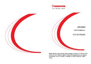 Handleiding Changhong FCF201R02W Vriezer