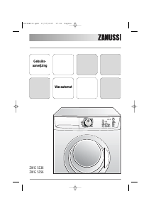 Handleiding Zanussi ZWG 5156 Wasmachine