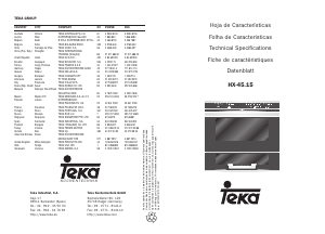 Manual Teka HX 45.15 Oven