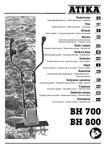 Bedienungsanleitung Atika BH 700 Kultivator