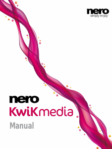 Manual Nero KwiKmedia