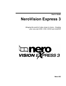 Handleiding Nero VisionExpress 3