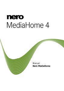 Handleiding Nero MediaHome 4