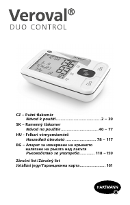 Manuál Veroval Duo Control Tonometr