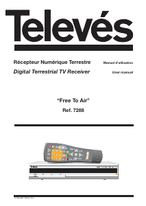 Bruksanvisning Televés 7288 Digitalmottagare