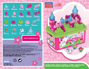 Handleiding Mega Bloks set CXP19 First Builders Twinkle castle