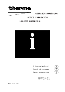Mode d’emploi Therma MW2401W Micro-onde