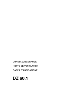Bedienungsanleitung Therma DZ 60.1 Dunstabzugshaube