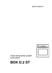 Mode d’emploi Therma BOK D.2 ST Four