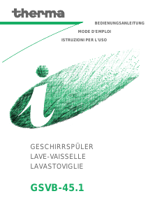 Mode d’emploi Therma GSVB-45.1 Lave-vaisselle