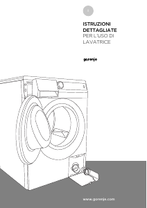 Manuale Gorenje W8543 Lavatrice