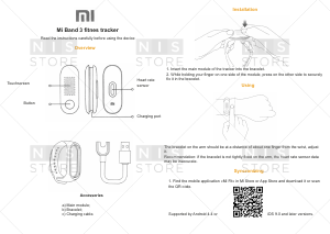 Handleiding Xiaomi XMSH05HM Mi Band 3 Activity tracker