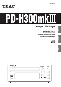 Bruksanvisning TEAC PD-H300mkIII CD-spelare