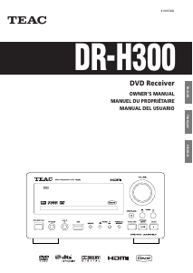 Bruksanvisning TEAC DR-H300 DVD spelare