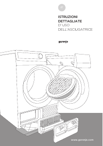 Manuale Gorenje D7564 Asciugatrice