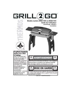 Mode d’emploi Thermos 465611003 Grill2Go Barbecue