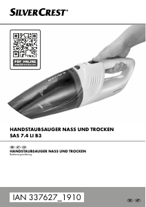 Bedienungsanleitung SilverCrest IAN 337627 Handstaubsauger