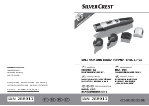 Bruksanvisning SilverCrest IAN 288911 Skäggtrimmer