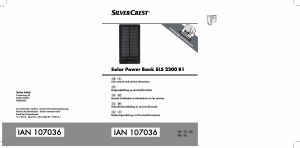 Brugsanvisning SilverCrest IAN 107036 Bærbar oplader