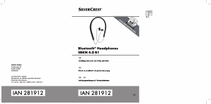Návod SilverCrest IAN 281912 Slúchadlá