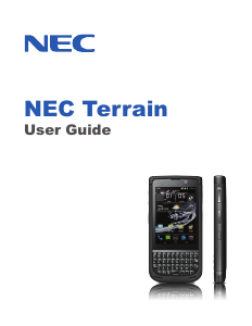 Handleiding NEC Terrain Mobiele telefoon