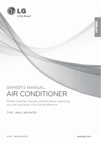 Manual LG BSUH0964GA0 Air Conditioner