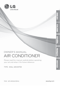 Manual LG ASNH126PML2 Air Conditioner