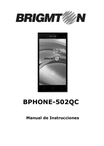 Handleiding Brigmton BPHONE-502QC Mobiele telefoon