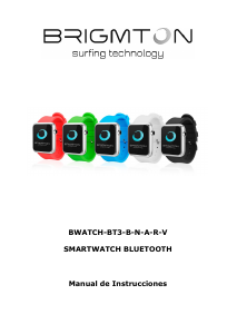 Handleiding Brigmton BWATCH-BT3B Smartwatch