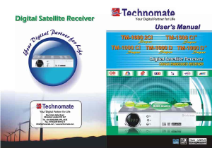 Handleiding Technomate TM-1500 CI Digitale ontvanger