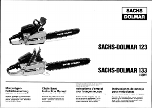 Manual de uso Sachs Dolmar 133 Super Sierra de cadena
