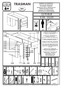 Mode d’emploi Mister Bed 1172 Studio Structure lit mezzanine