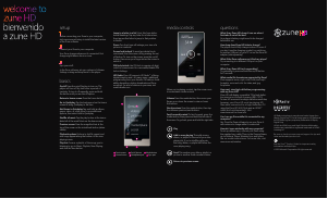 Manual de uso Microsoft Zune HD Reproductor de Mp3