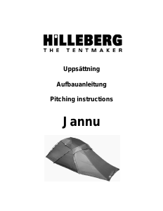 Manual Hilleberg Jannu Tent