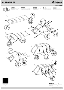 Manual Outwell Alabama 5P Tent