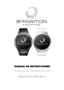 Bruksanvisning Brigmton BWATCH-BT5N Smart klocka