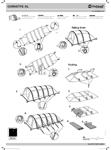 Mode d’emploi Outwell Corvette XL Tente