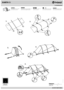 Mode d’emploi Outwell Earth 5 Tente