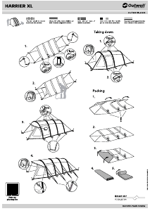 Manual Outwell Harrier XL Tent