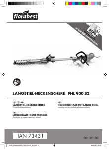 Bedienungsanleitung Florabest FHL 900 B2 Heckenschere