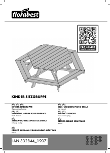 Bedienungsanleitung Florabest IAN 332844 Gartentisch